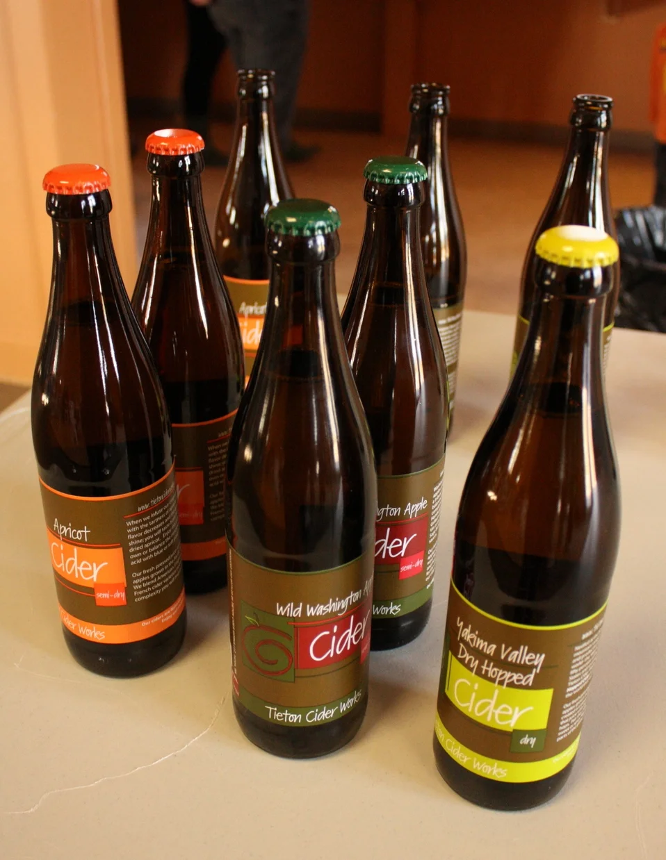  ...where, in addition to a very delicious spread, we got to sample some of Harmony Orchard's cider - Tieton Cider Works.. 