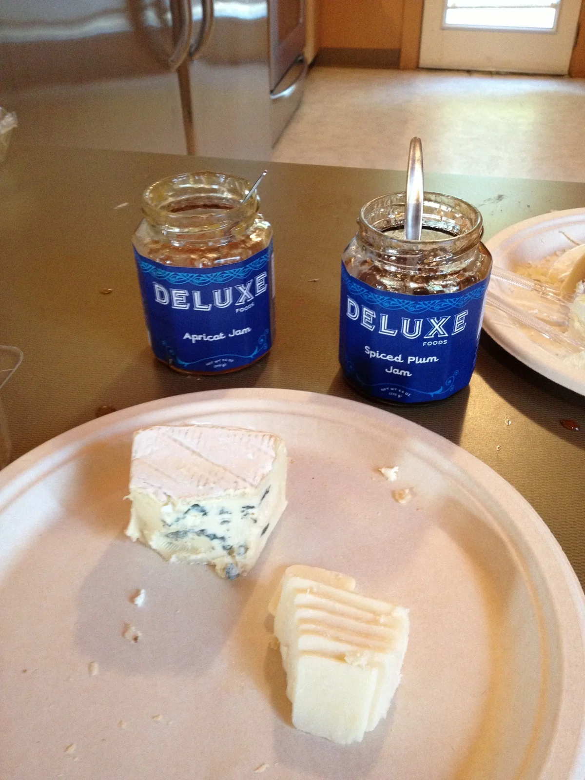  ...and some jams from Rebecca Staffel from Deluxe (who then taught day 2 of the class the next day. Those photos later.). That plum jam is good stuff. 