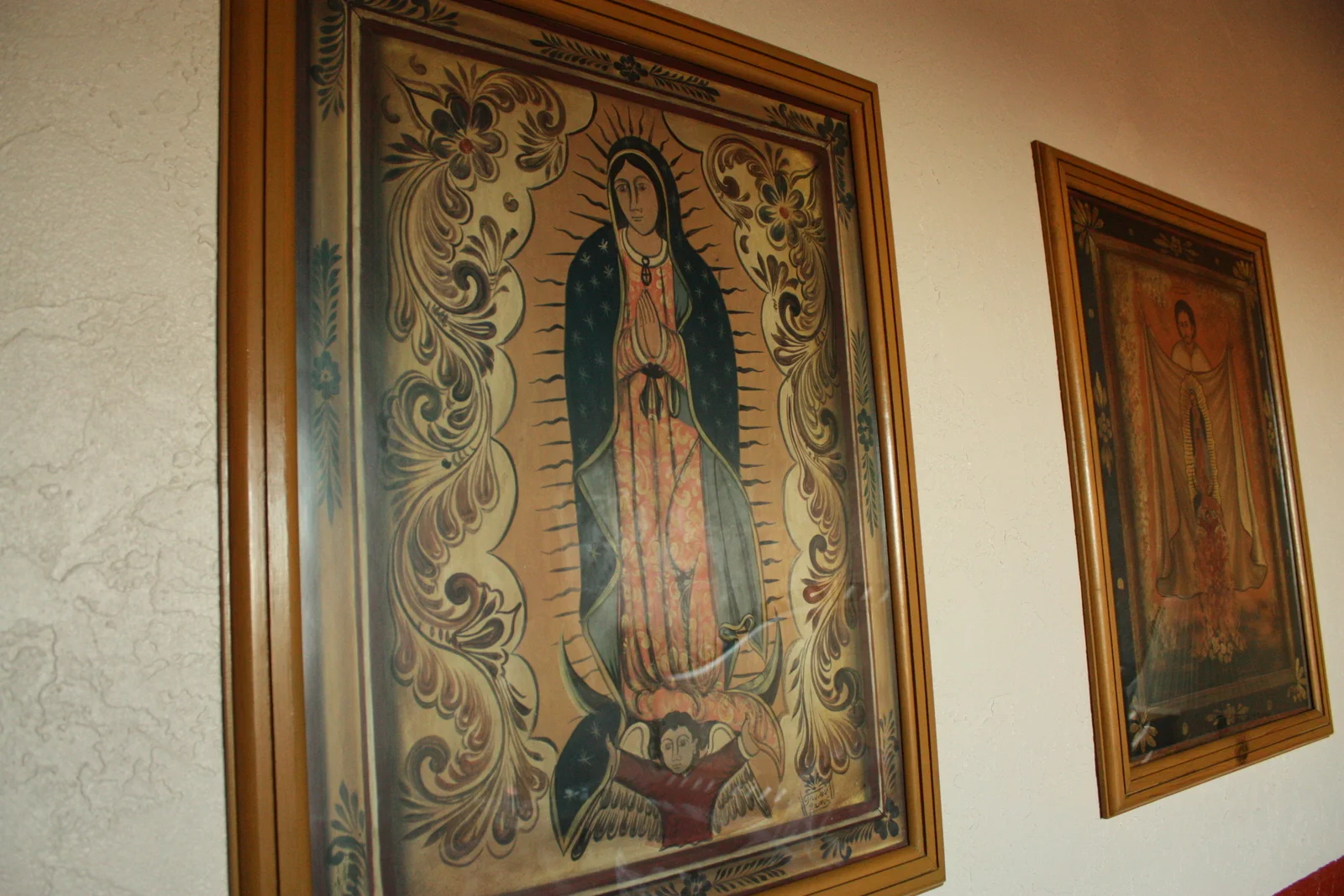  More Catholic iconography at the hotel, the aspirationally named Esplendor Resort. 