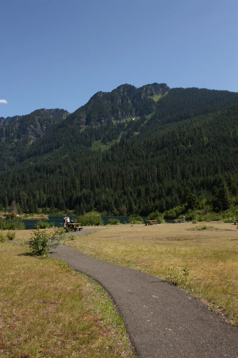   There are several picnic tables at the pond, although not a lot of shade on the majority of them.  