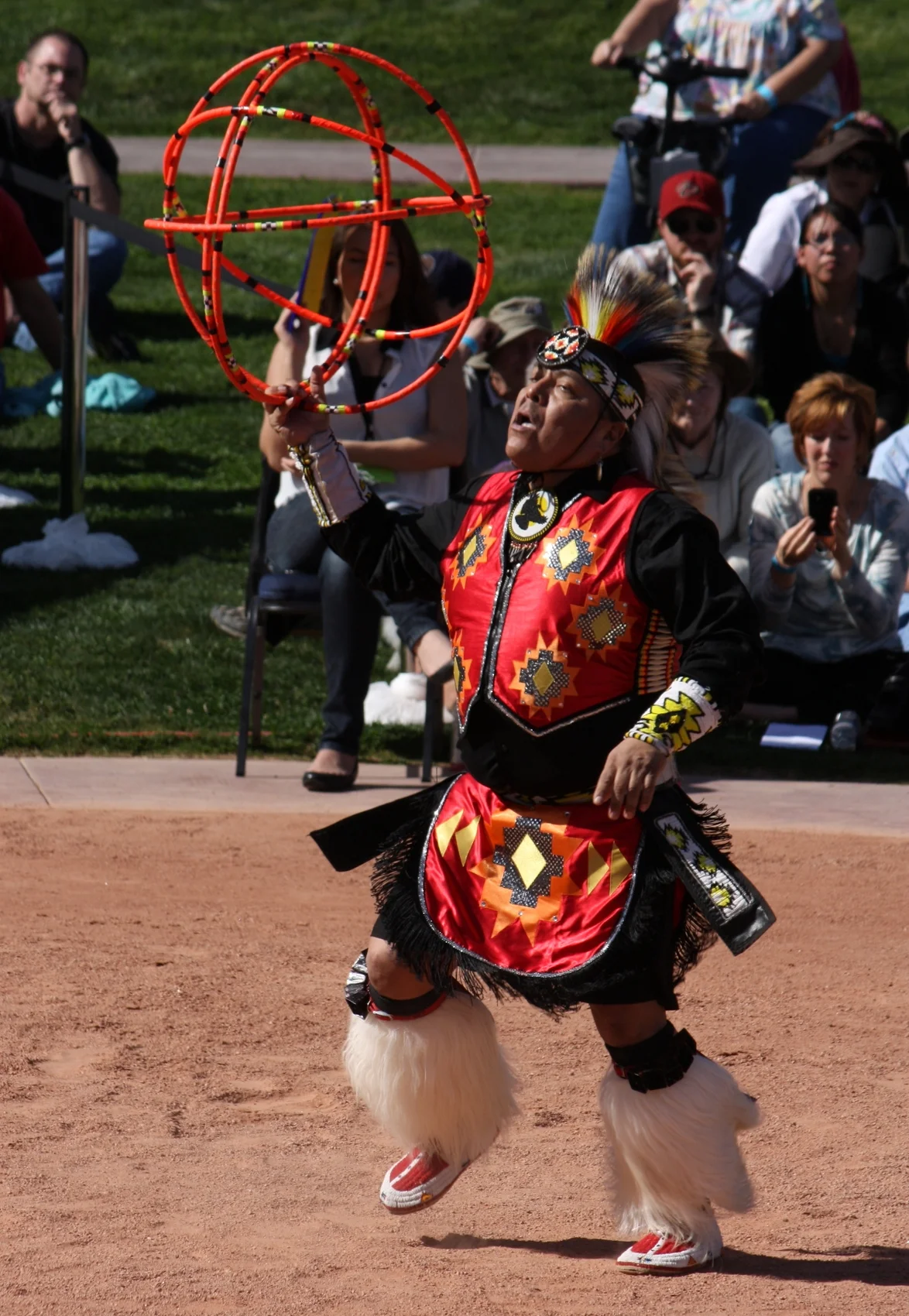  He is a vet and was the one to bring in the American flag during the Grand Entry.   For more Arizona slideshows, click&nbsp;  here  .    For other slideshows in other categories, click&nbsp;  here  .  