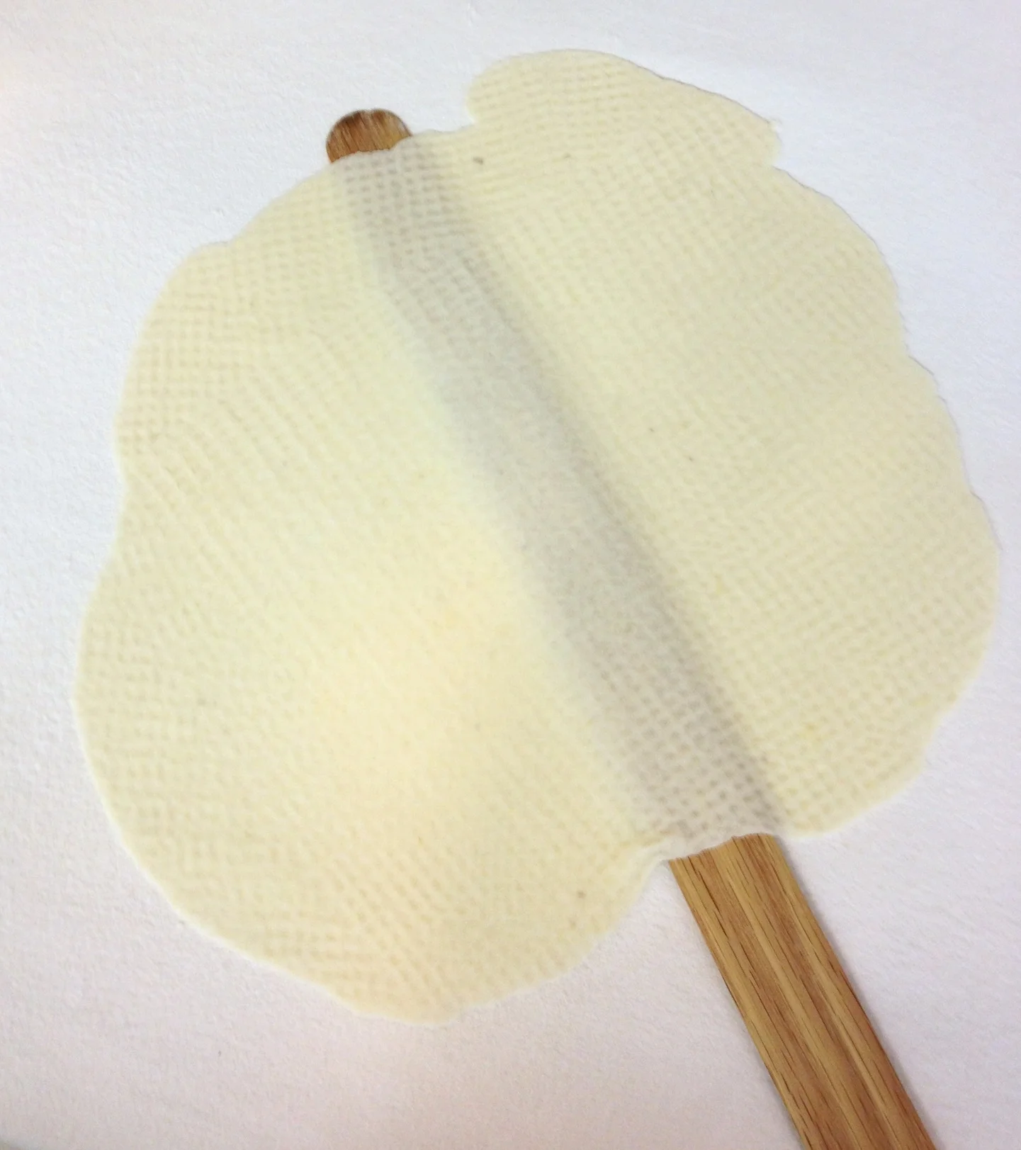  You want your dough very then, thin enough to see your stick through the dough. 