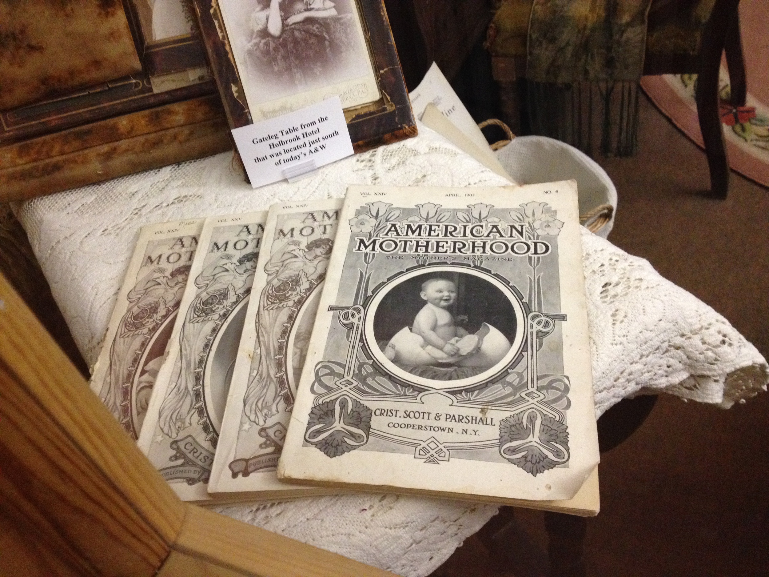  At the Holbrook Museum. 