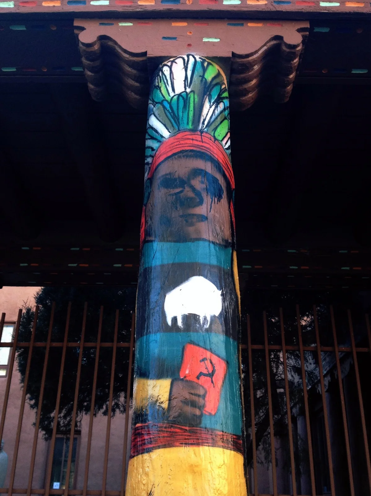  ...and attempted a stop at the Museum of Contemporary Native Arts downtown, but unfortunately they were closed for an exhibit change-out. 