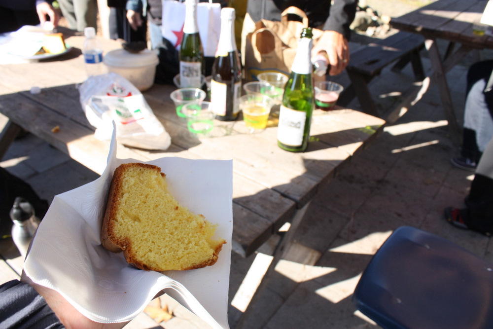 The tour wrapped up with cider and cake made for us by one of the Dept of Neighborhood staffers. For more information on the P-Patch program, click here .