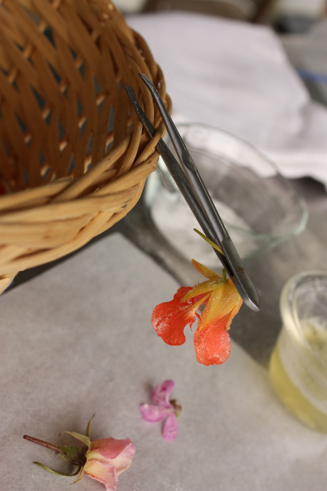  For bigger flowers. hanging them while drying help them maintain their shape.H 