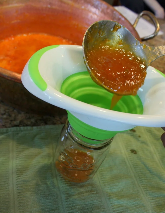  Each of the women took a turn filling their jar and getting the sense of how full the jars should be. 