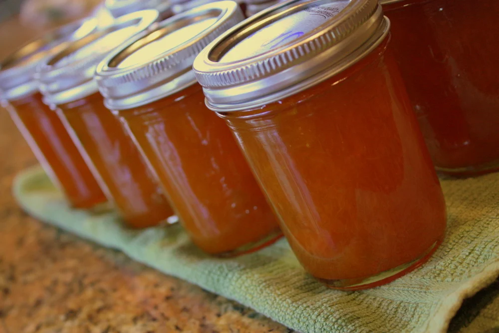  And each class attendee got her own jar of apricot jam. 