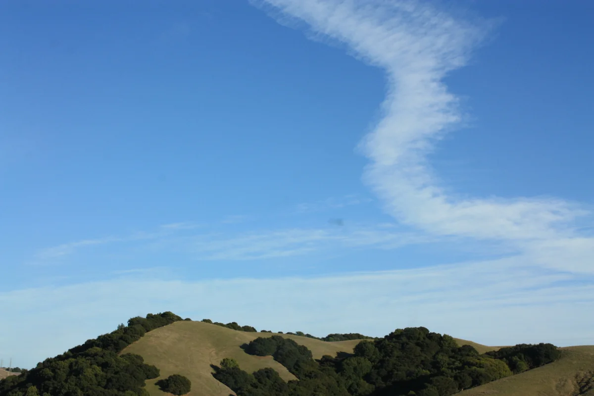  Past the city, watching the landscape change... 