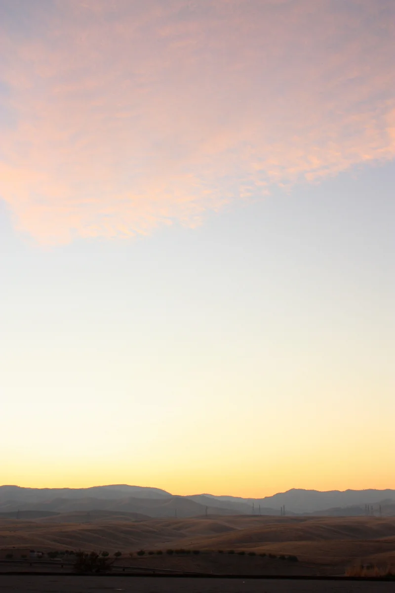  Catching the sunset at a vista point 