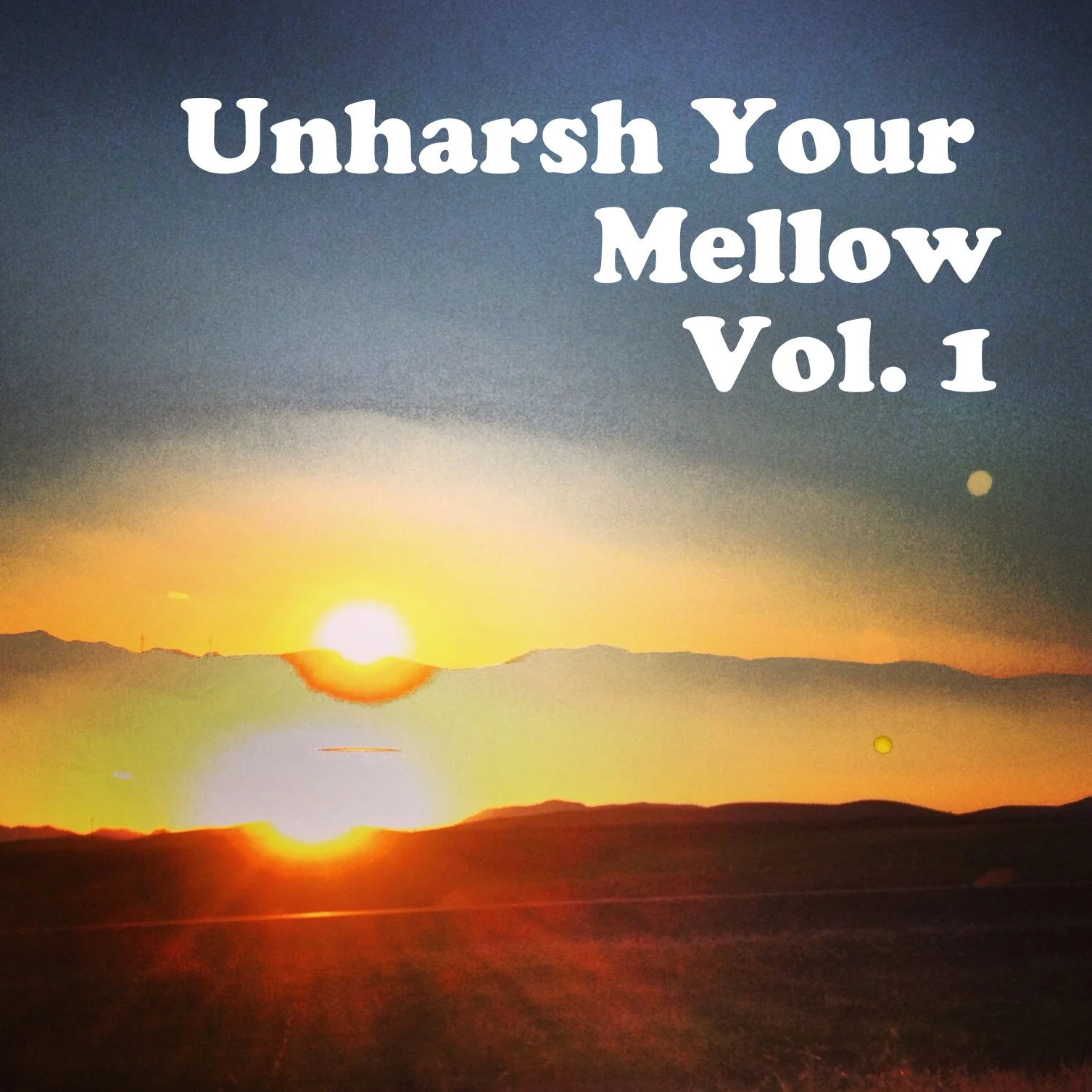  Bored road trip haiku: iPhone accident/double exposure sunset/Insta-70's 