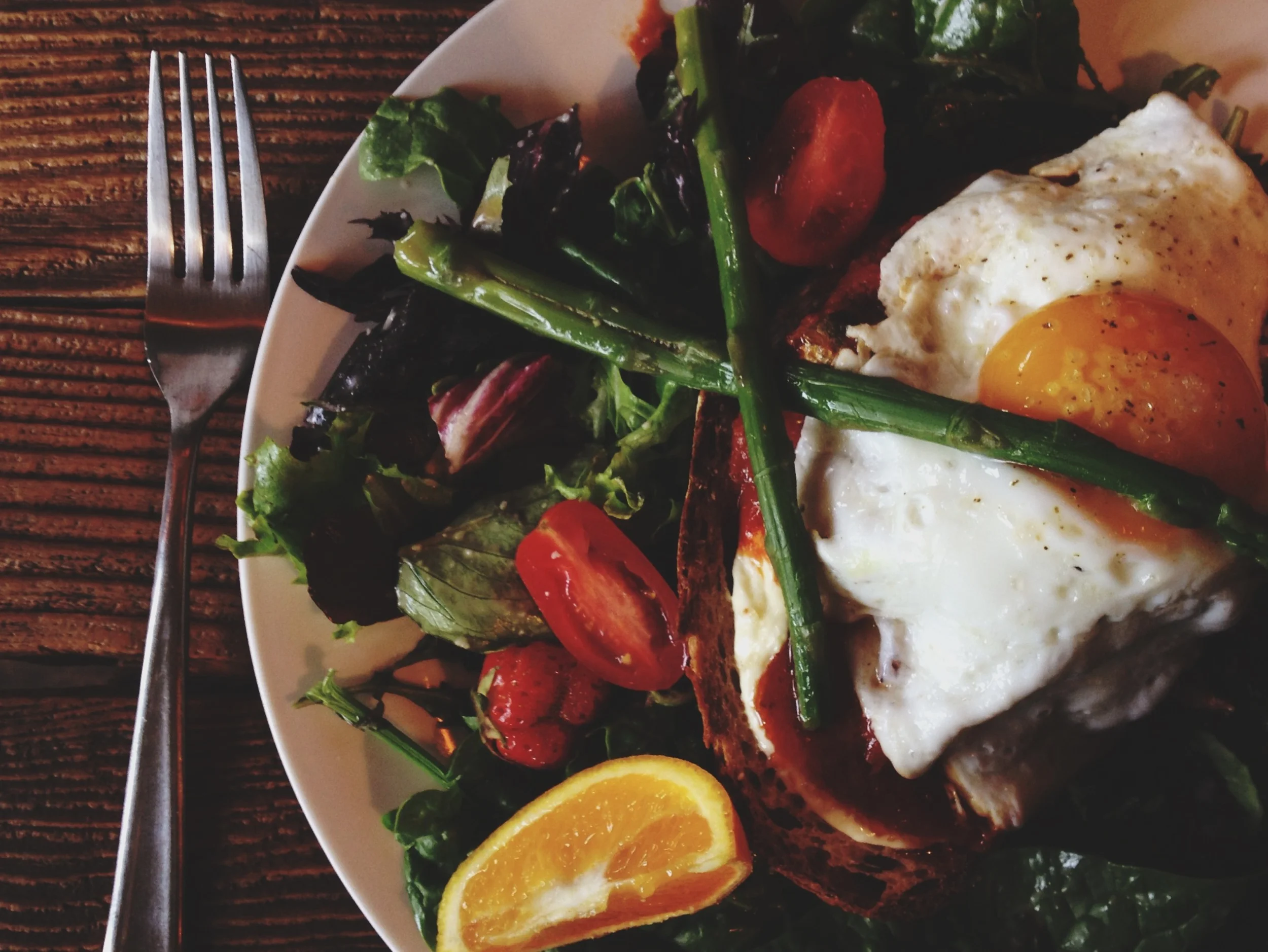  To Edison for lunch at Tweets Cafe. The Fisherman (sardines and sauce and egg on toast - excellent) 