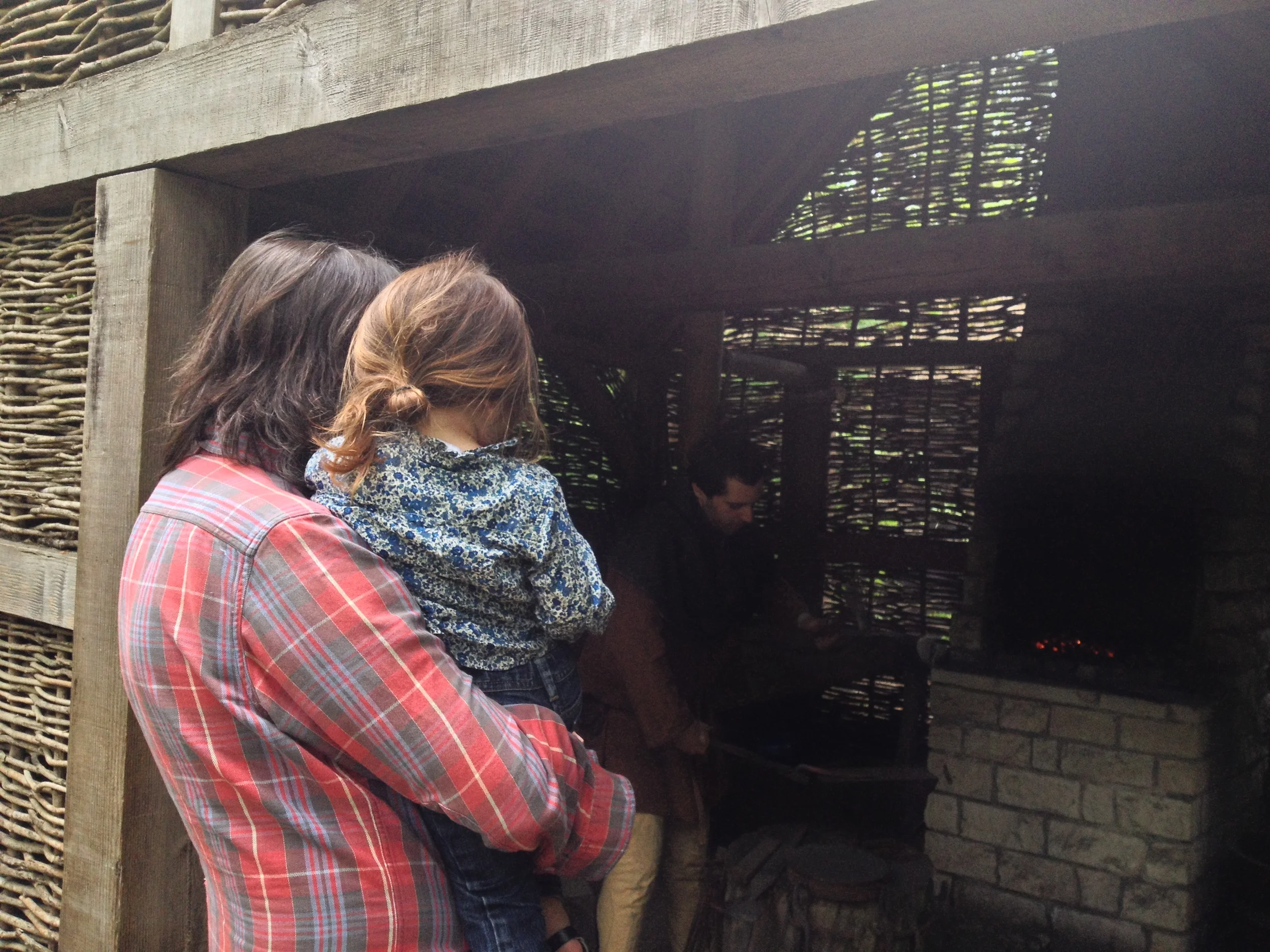  Hazel got a present of coal from the blacksmith. 