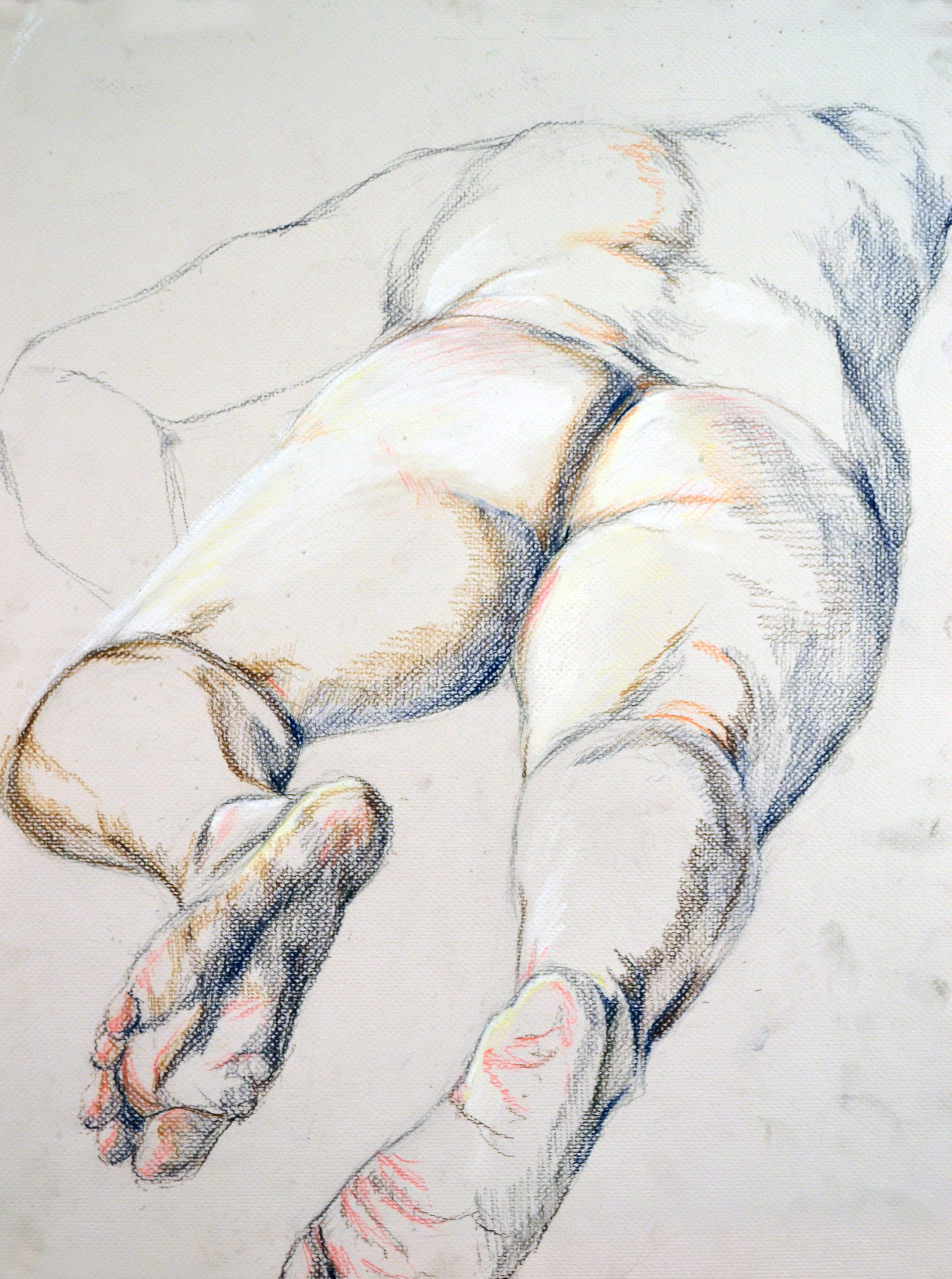 Highschool Figurative Foreshortening Exercise