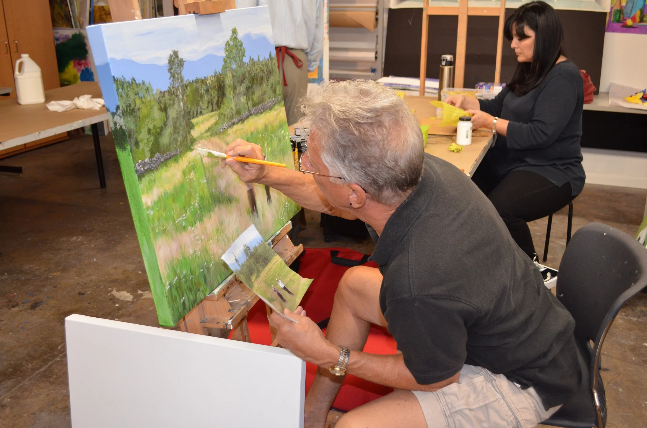 Adult Students at Work