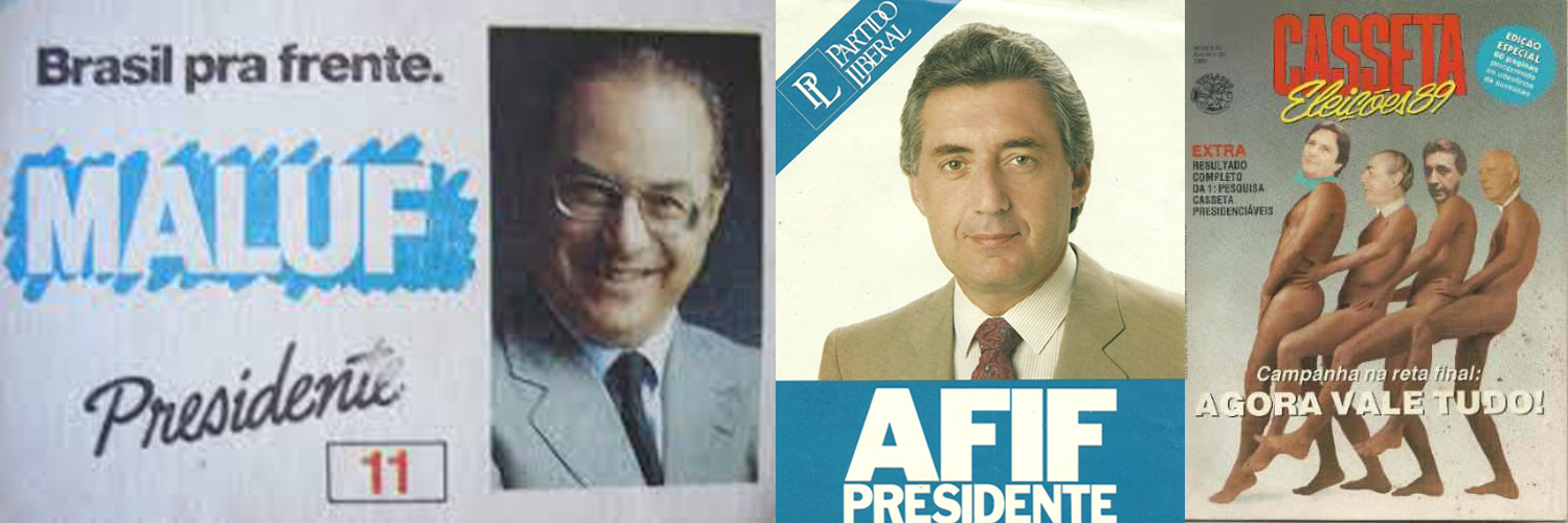 Maluf, Afif e a Casseta. 25 depois, ainda engatados na política nacional.
