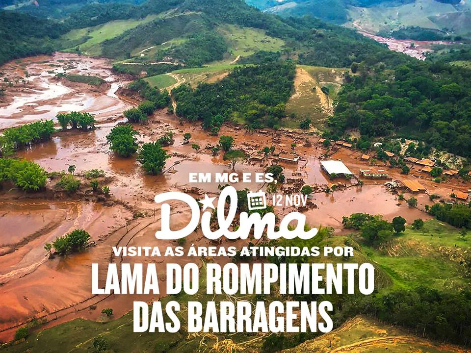 Essa foi a imagem divulgada hoje pela página da presidente no Facebook. 