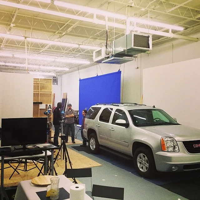GMC Yukon in the studio.