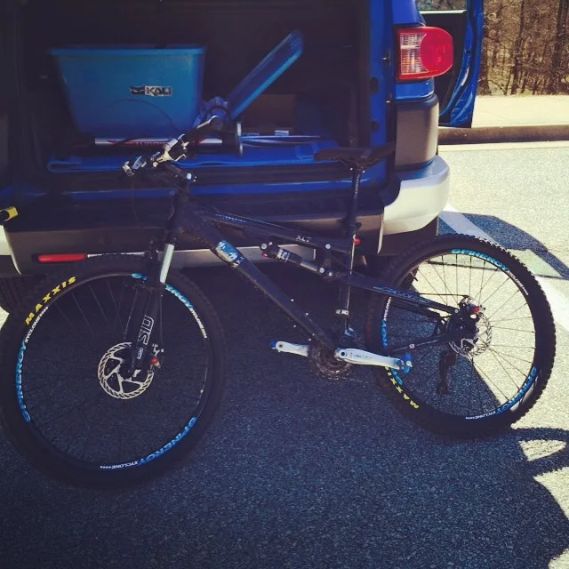 Getting in shape for a trip to Huntsville where I wanna get some riding in if I can find a decent trail. #drivingamerica #downtownhuntsville