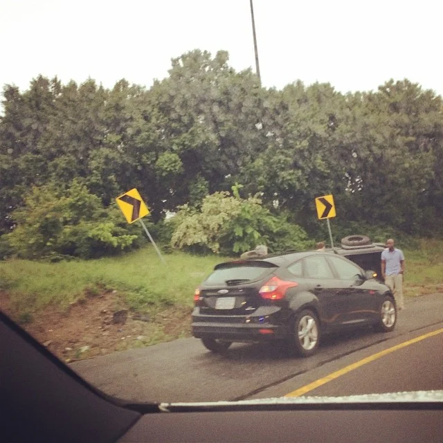 Be careful on slick roads.