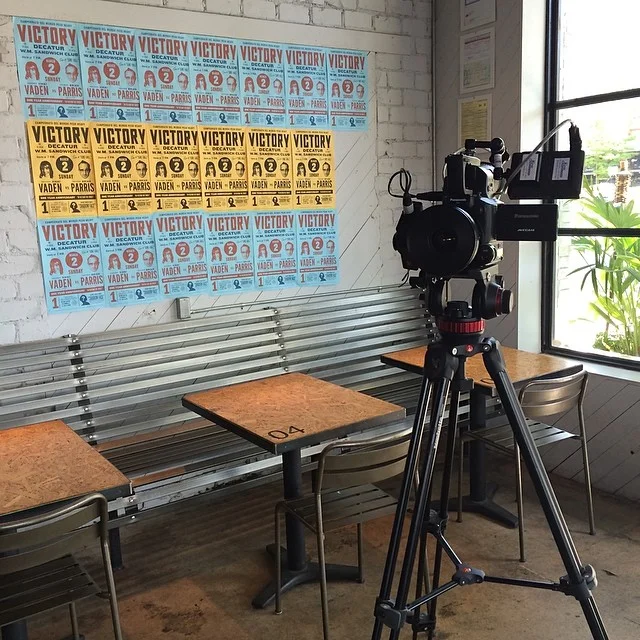 Interview camera with Zeiss lens.