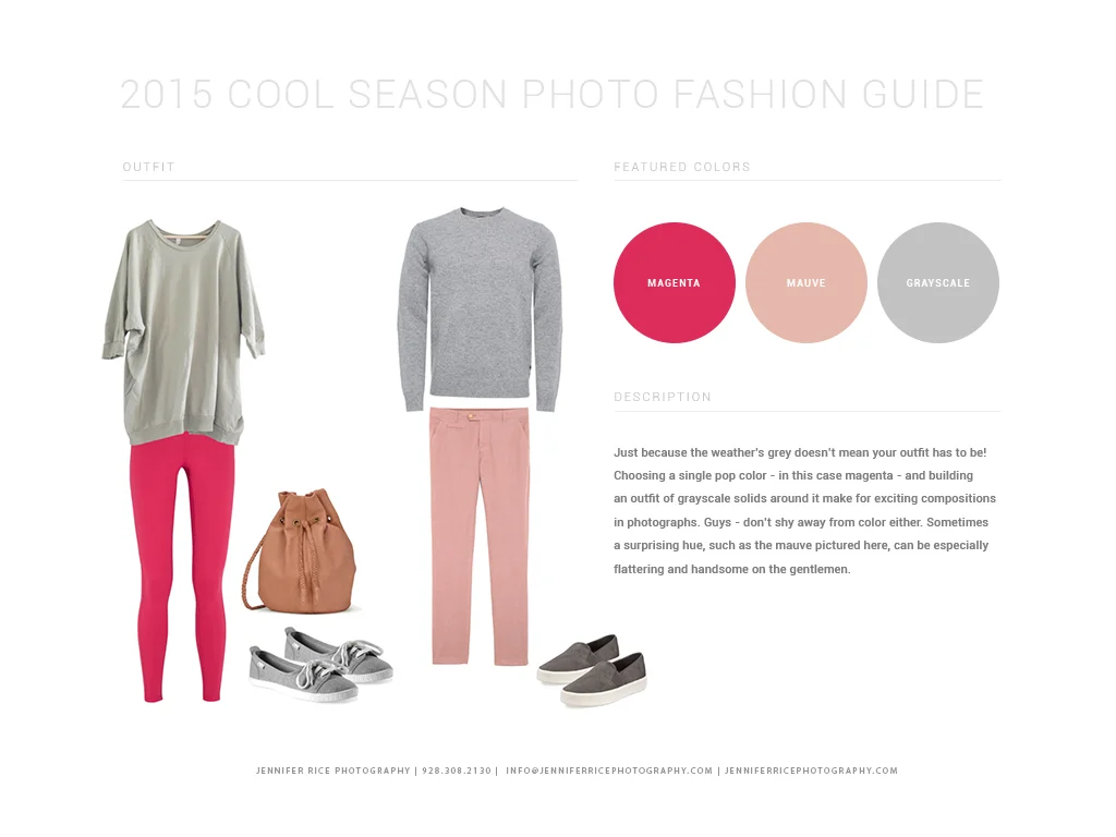 2015 Cool Season Photo Fashion Guide