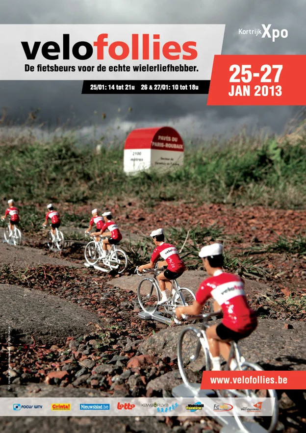 Velofollies minirenner aan Carrefour de l'arbre