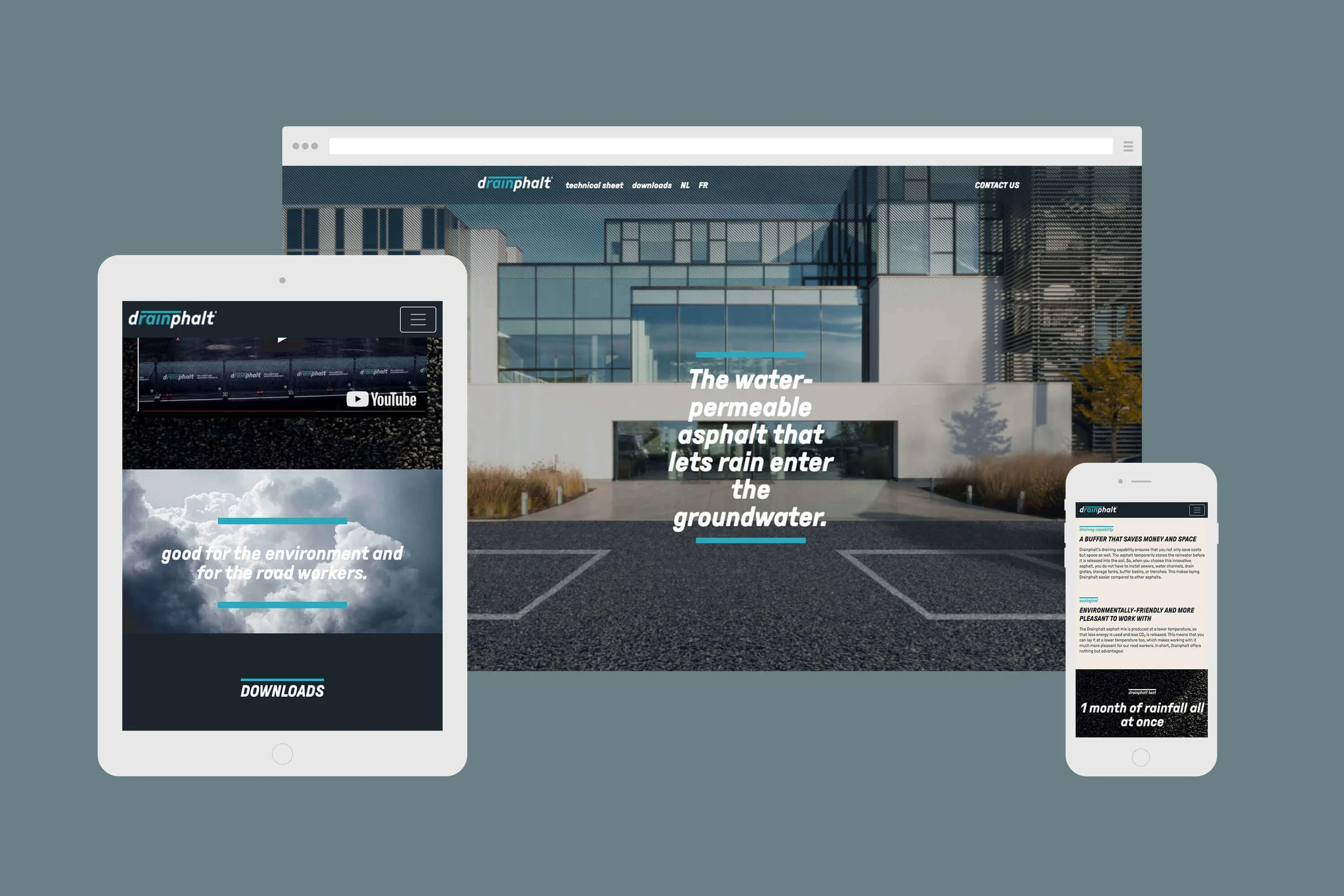 Drainphalt Website Images
