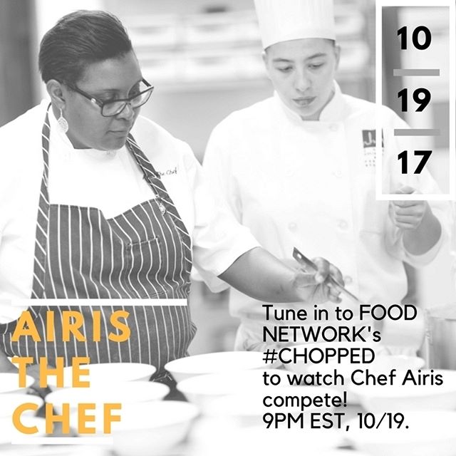 #nowwatching Nomadness' resident chef @airisthechef on #Chopped. Turn to the @foodnetwork right now and watch. Join us in the #Tribe as we cheer on our favorite chef. Go Airis. They better not chop you.