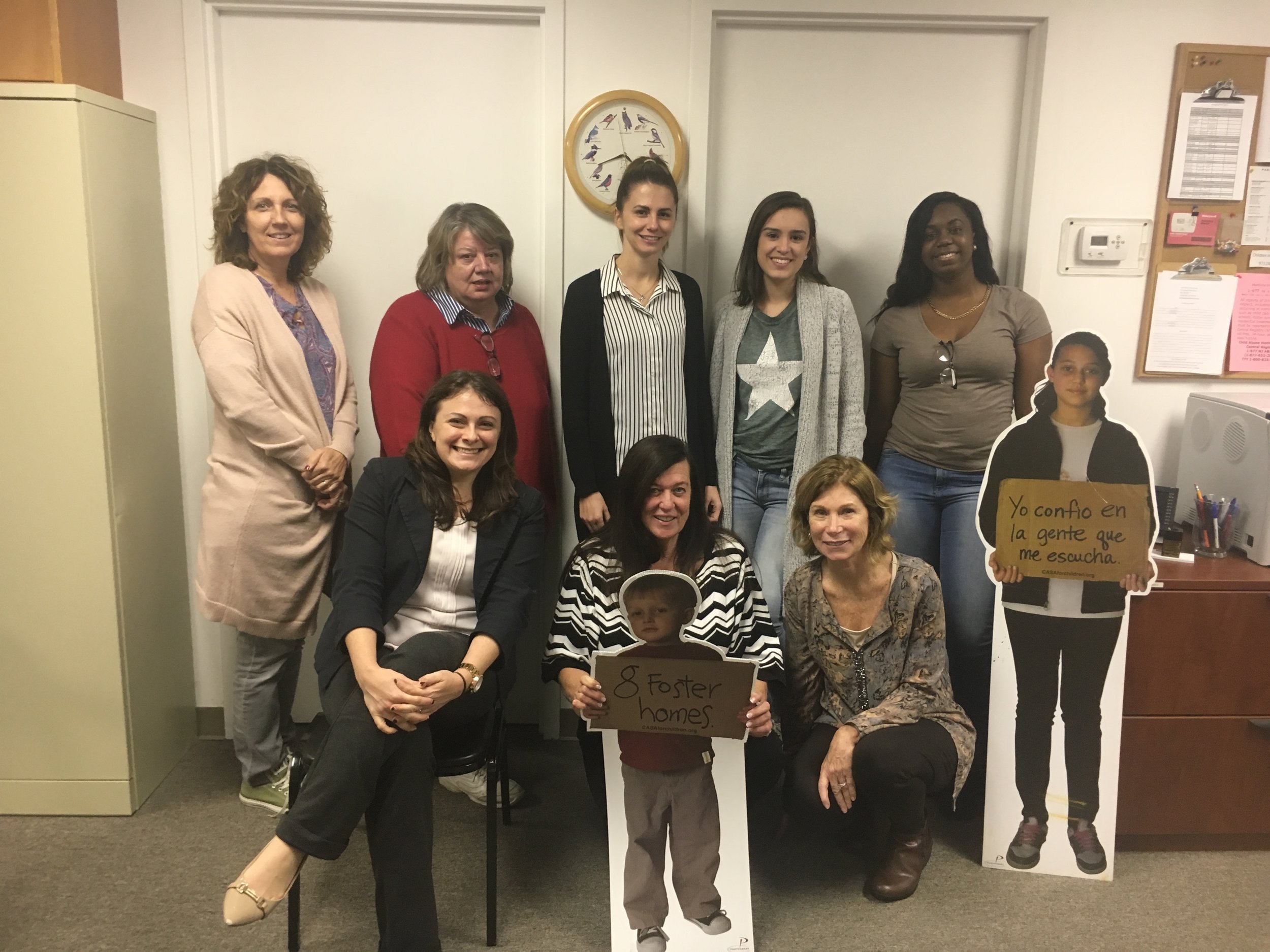 Last week, eleven people (a few were camera shy) completed the CASA volunteer training. Next up, they will be sworn in by the family court judge, and then Passaic County children in foster care will officially have 11 new advocates. Congrats, everyone!
