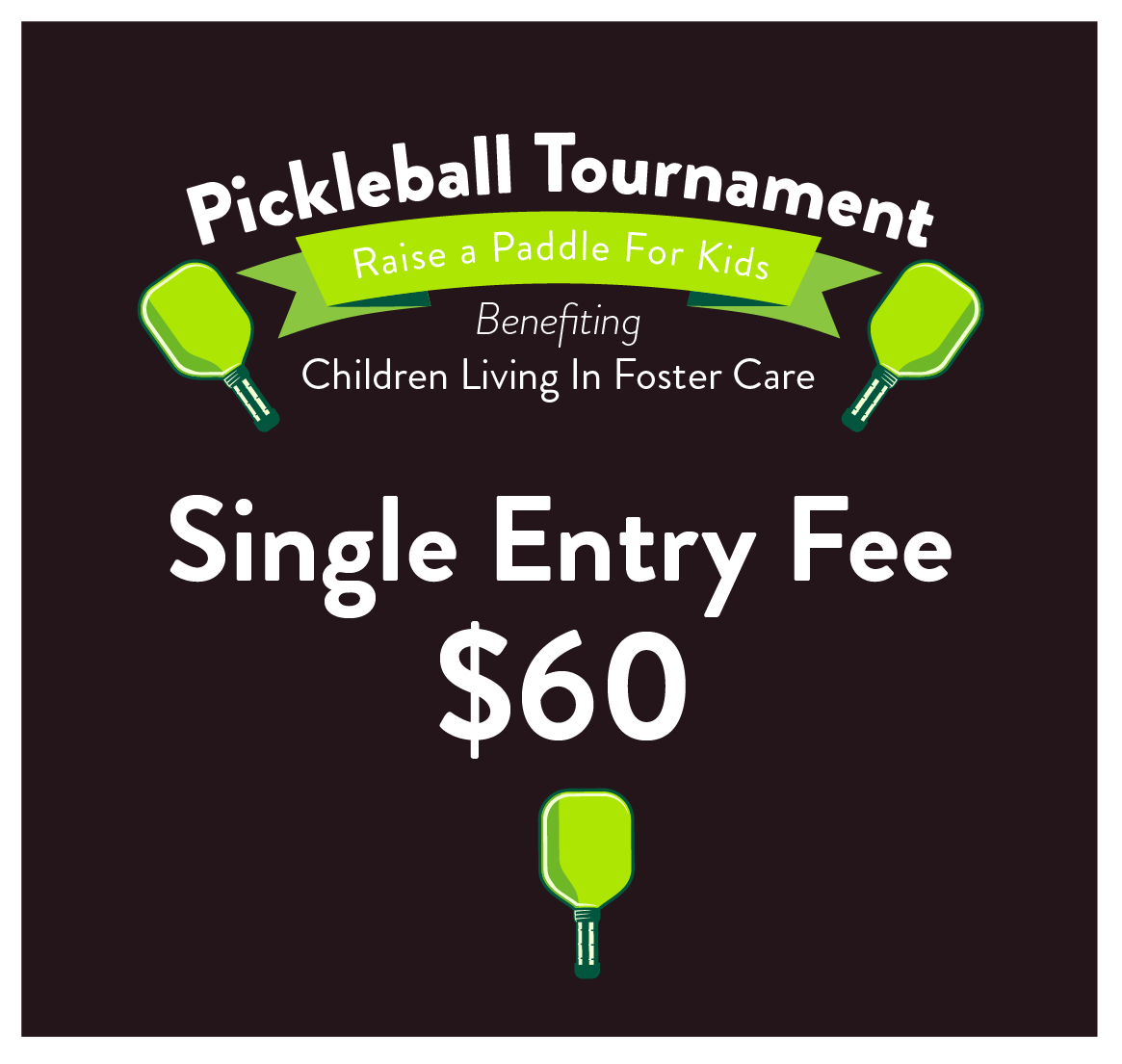 Pickleball Tournament Single Entry — CASA For Children Passaic and Union Counties