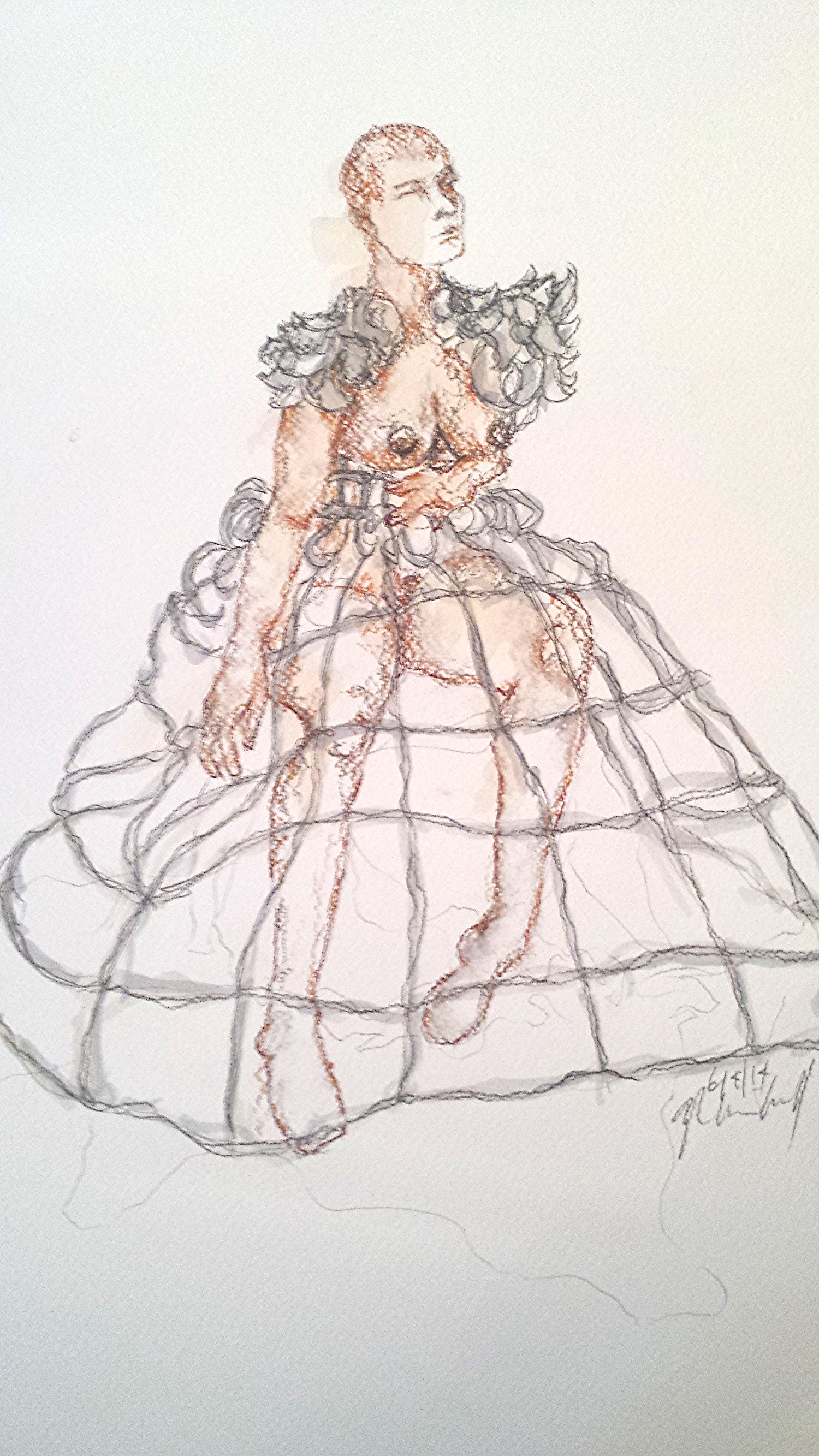 Inktense/Graphite - Angela Morris-Winmill