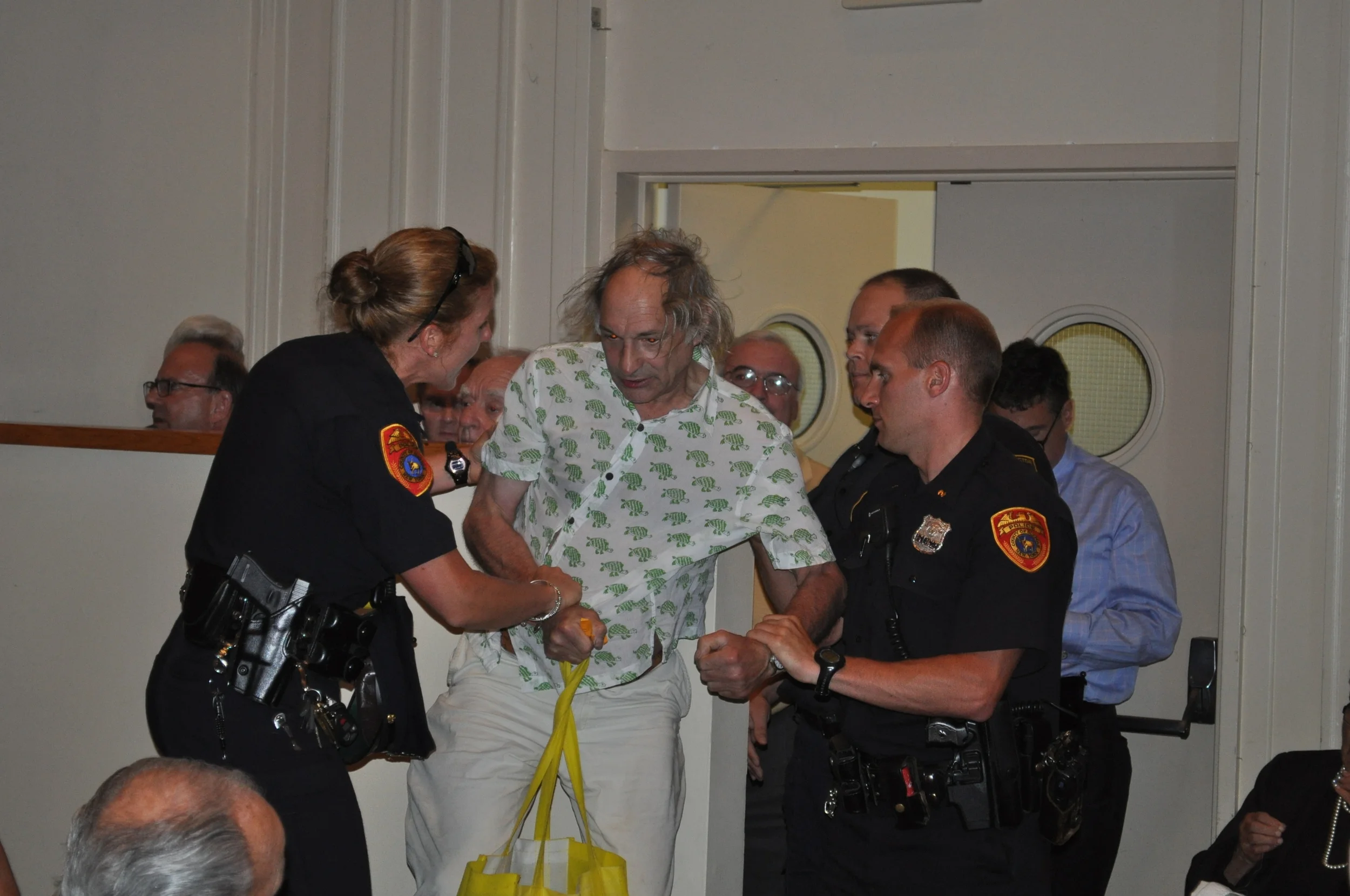 PD: Huntington Man Bit Officer At Town Hall
