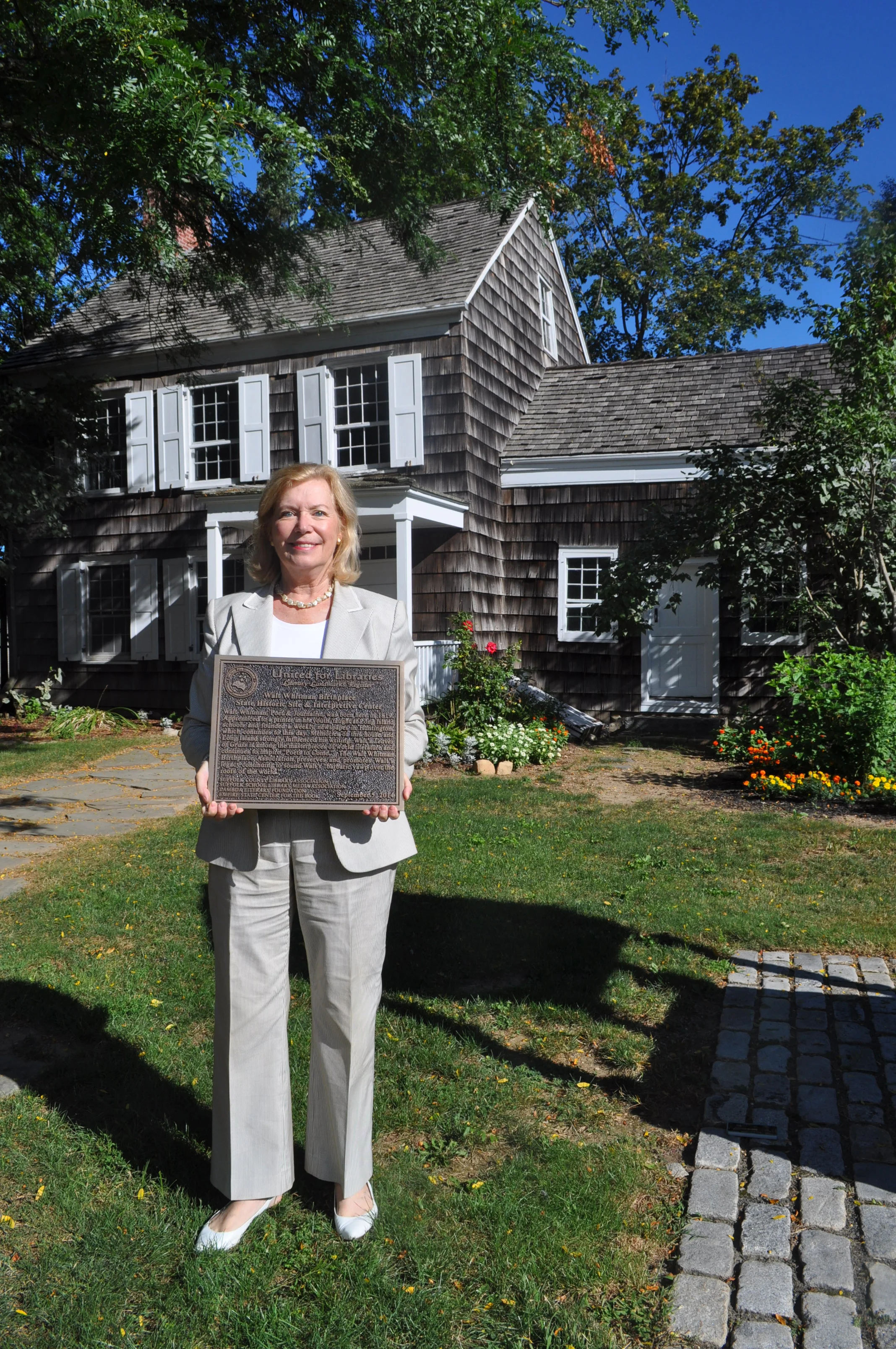 Whitman’s Boyhood Home Honored 