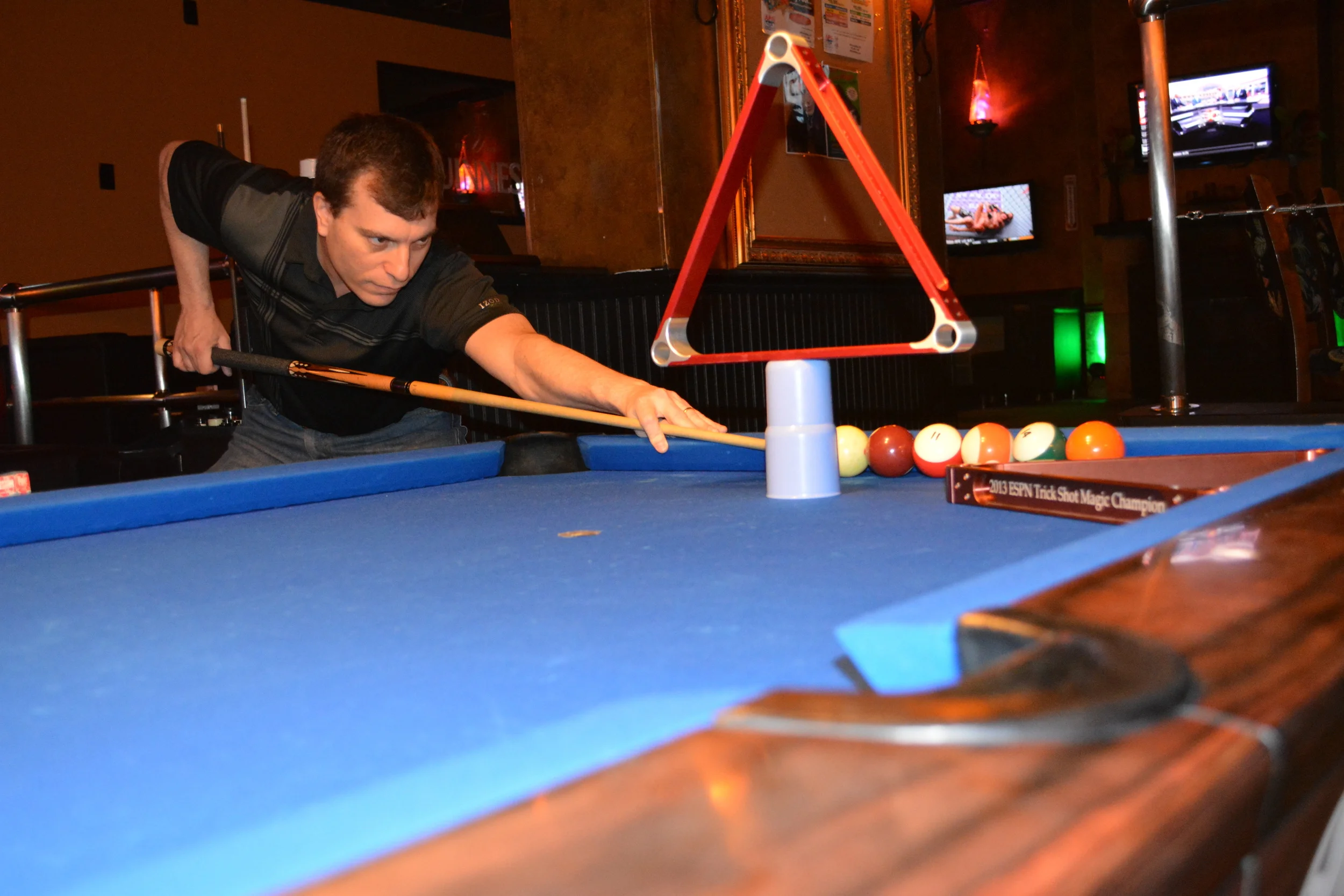 Billiards Trick Shot Artist Brings Magic Home