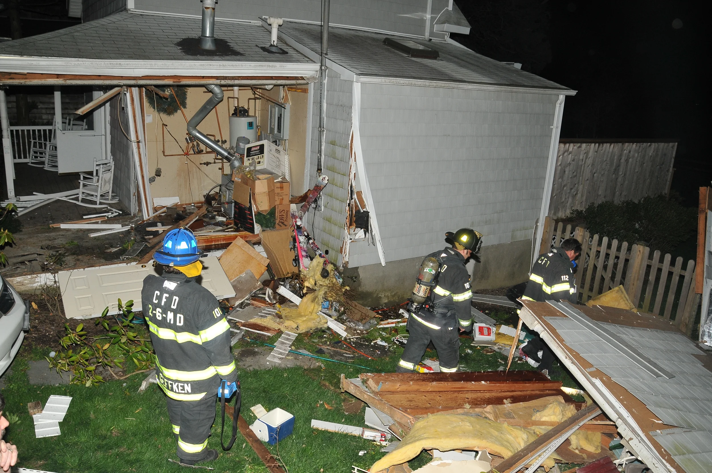 PD: Man Drove Into Home, Fled Scene
