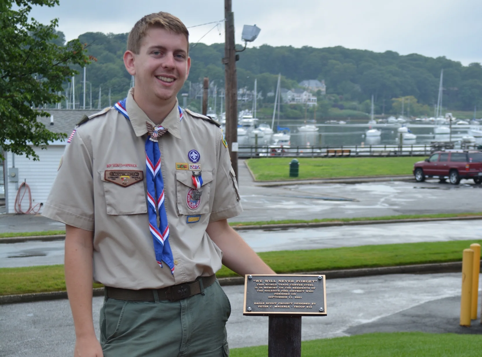 Eagle Scout Builds Memorial At ‘Second Home’