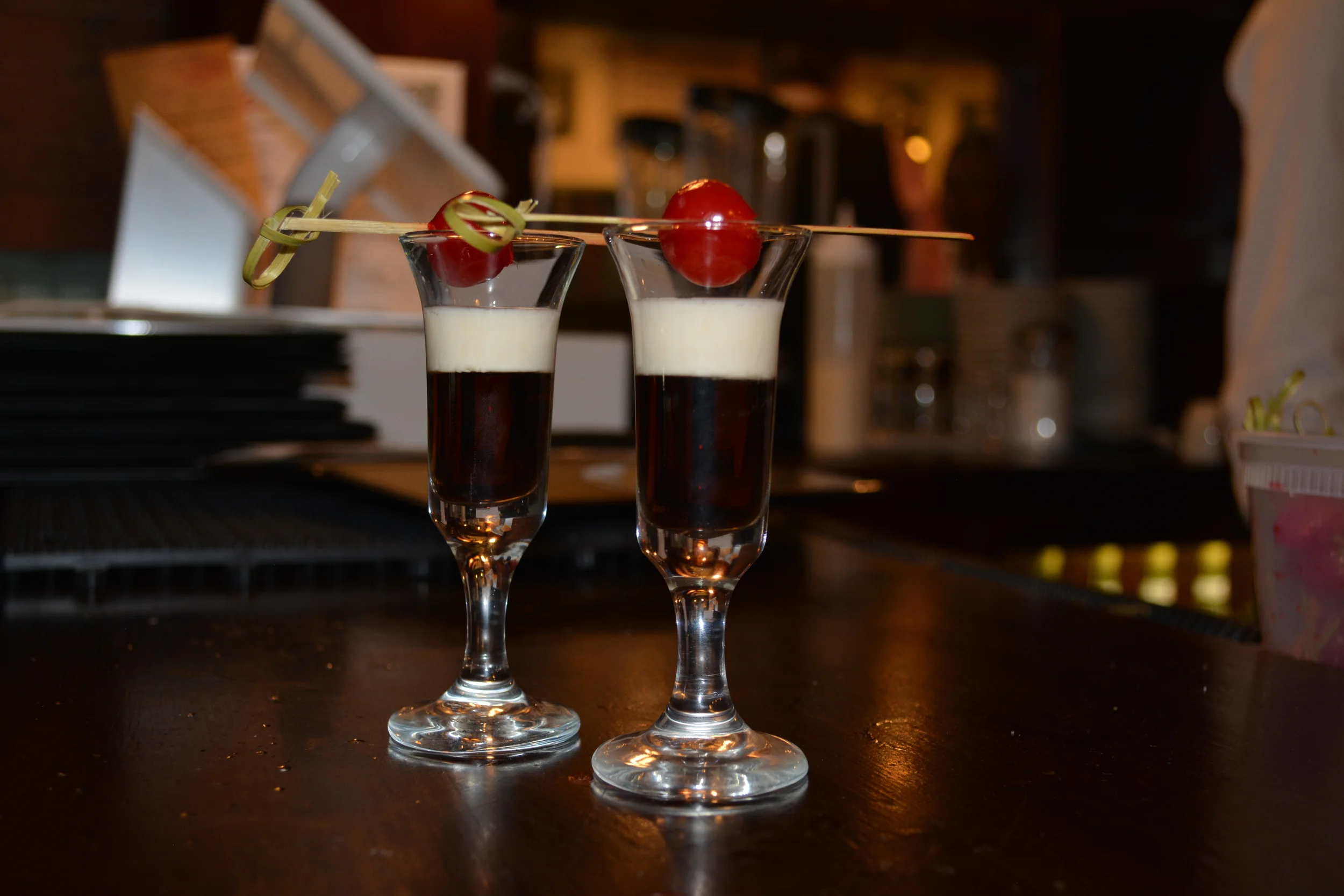 Every adult is offered an after-dinner drink called "Don Cellita," or angel kiss, which consists of Creme de Cacao, evaporated milk and a cherry.
