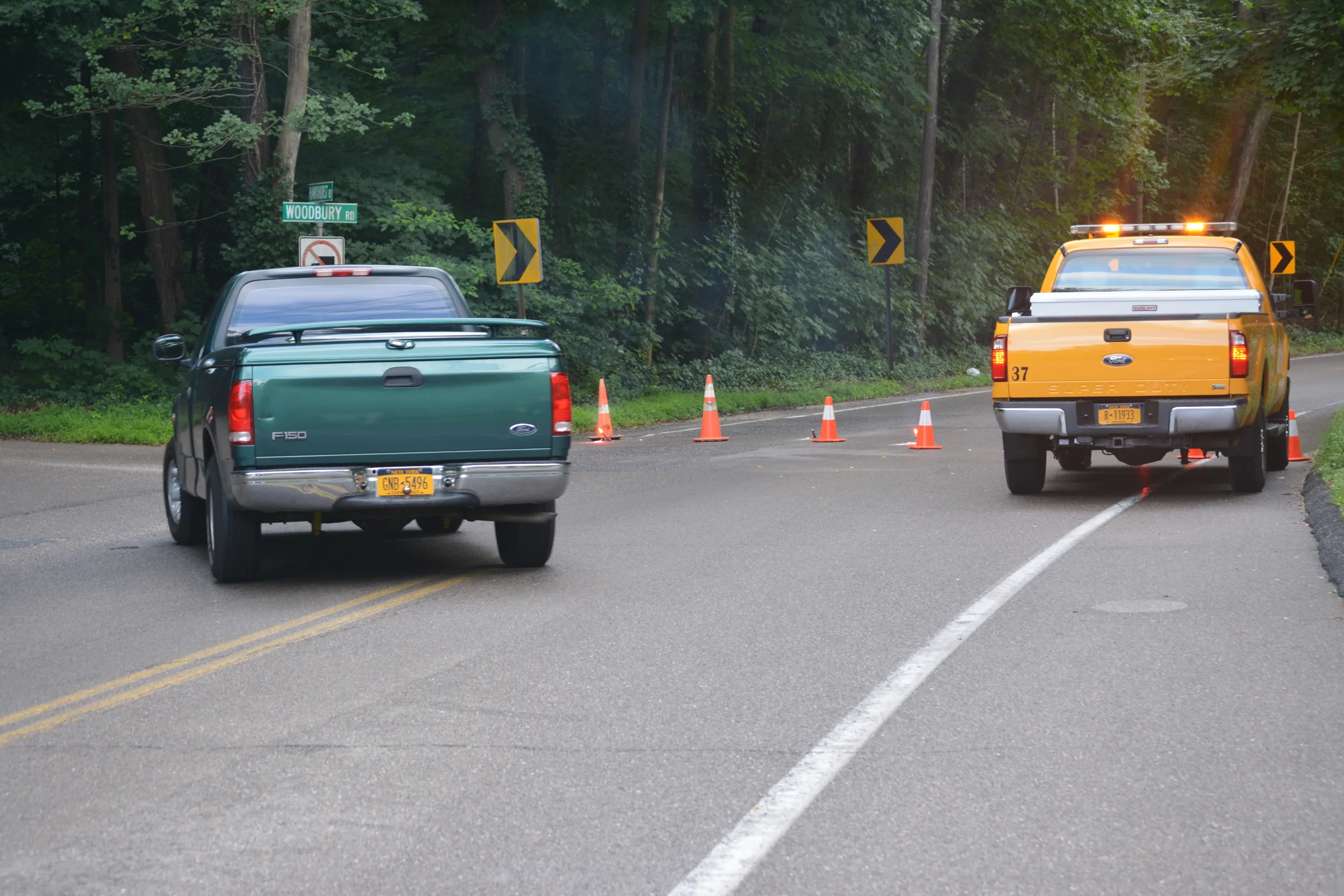 Woodbury Road Safety Improvements Begin