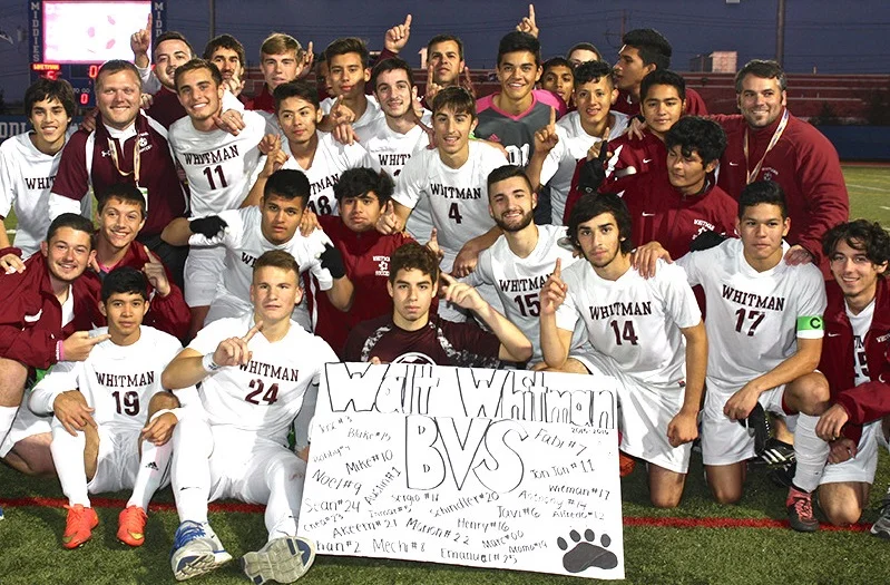 Whitman Boys Soccer Wins State Championship