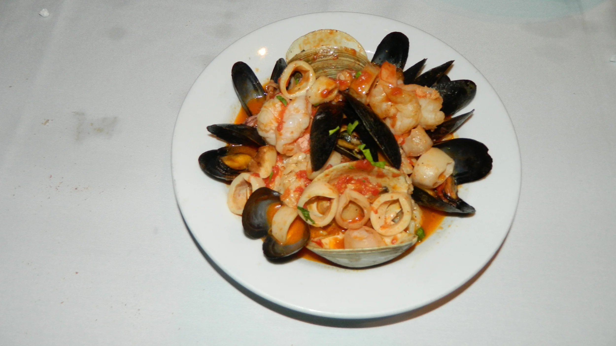 The seafood risotto is among the prime entrees at Andrea's 25.