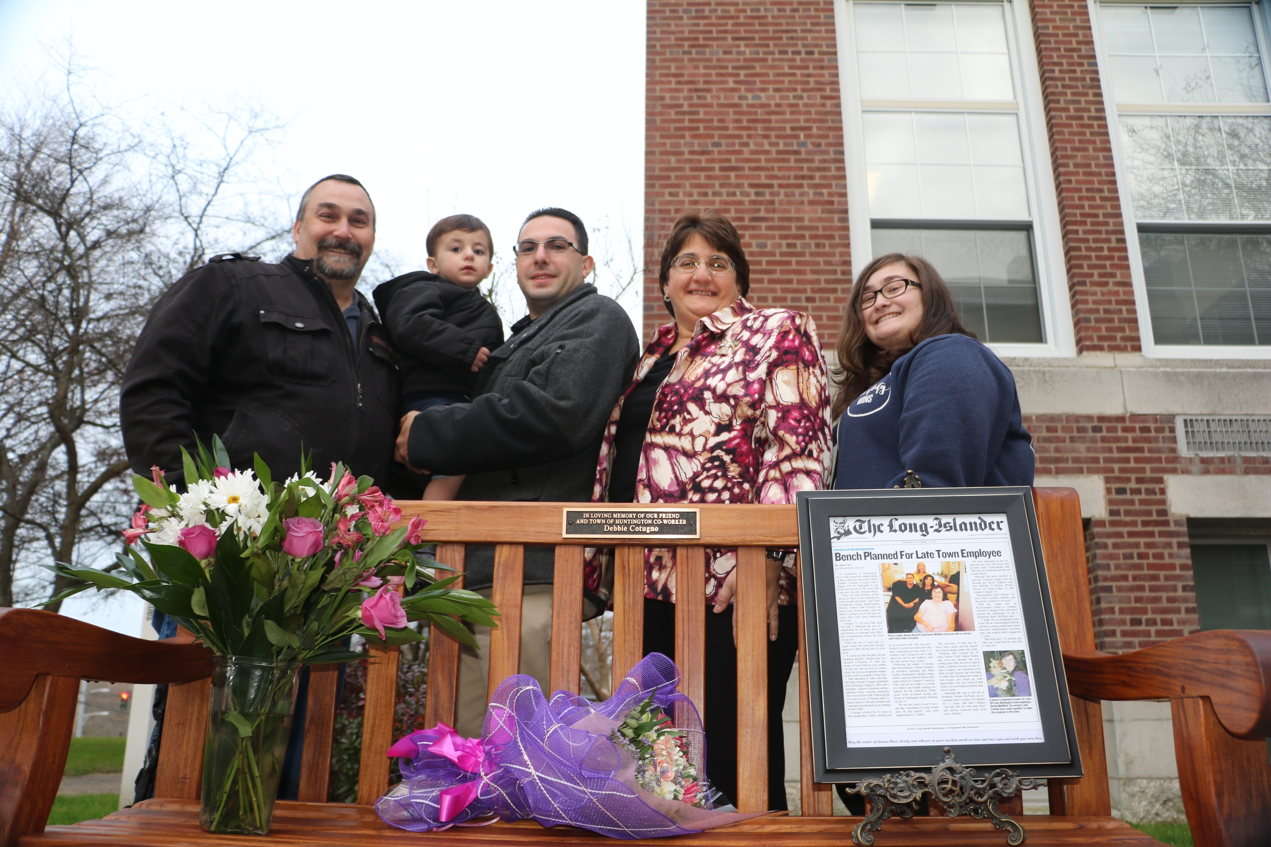 Bench Dedicated In Honor Of Late Town Employee