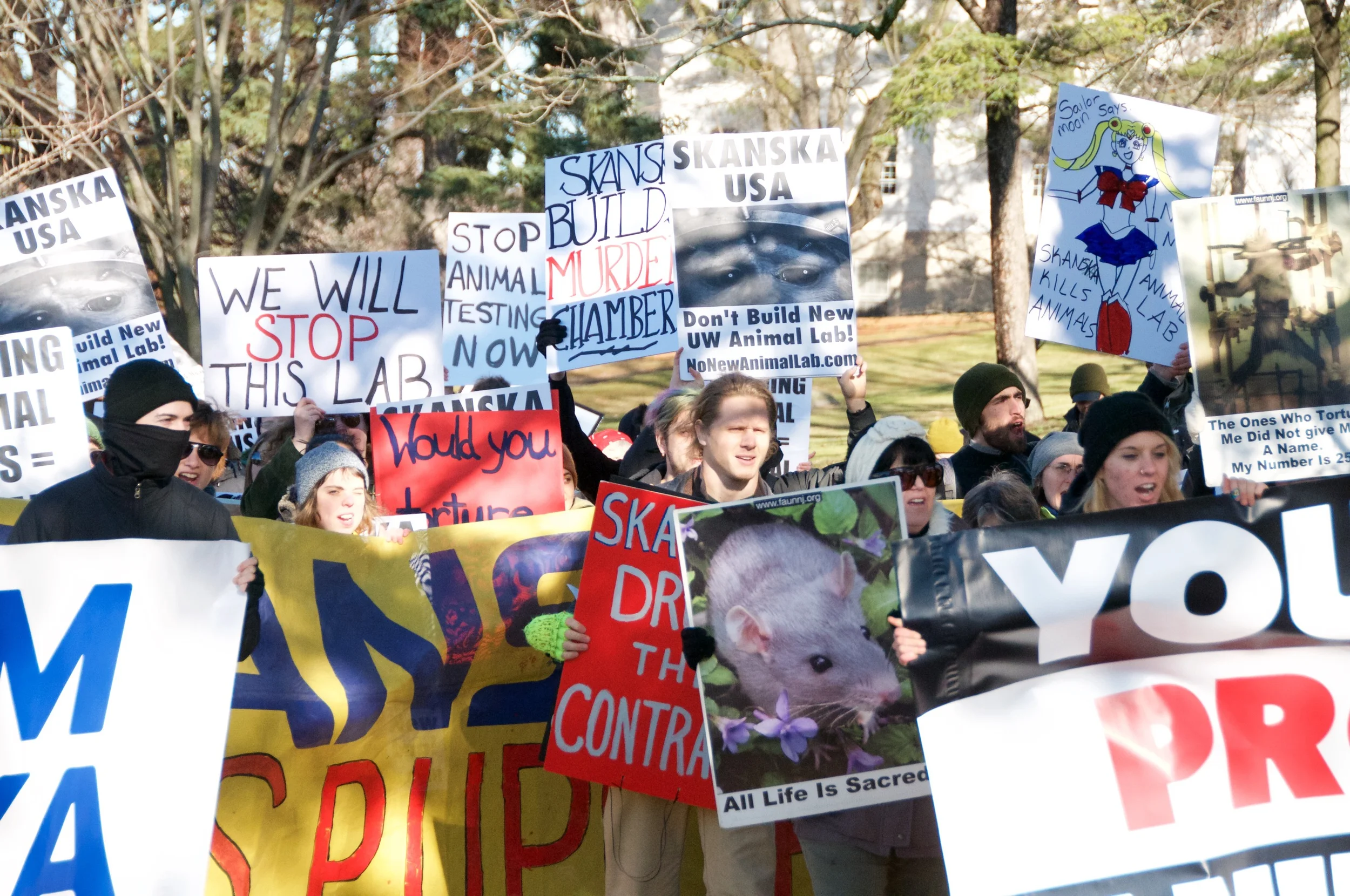 150 Activists Protest Outside CEO’s Home