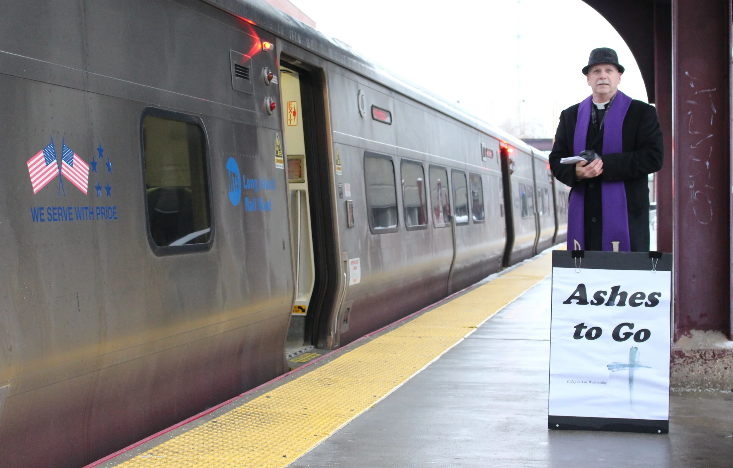 Commuters Take Ash Wednesday ‘To Go’