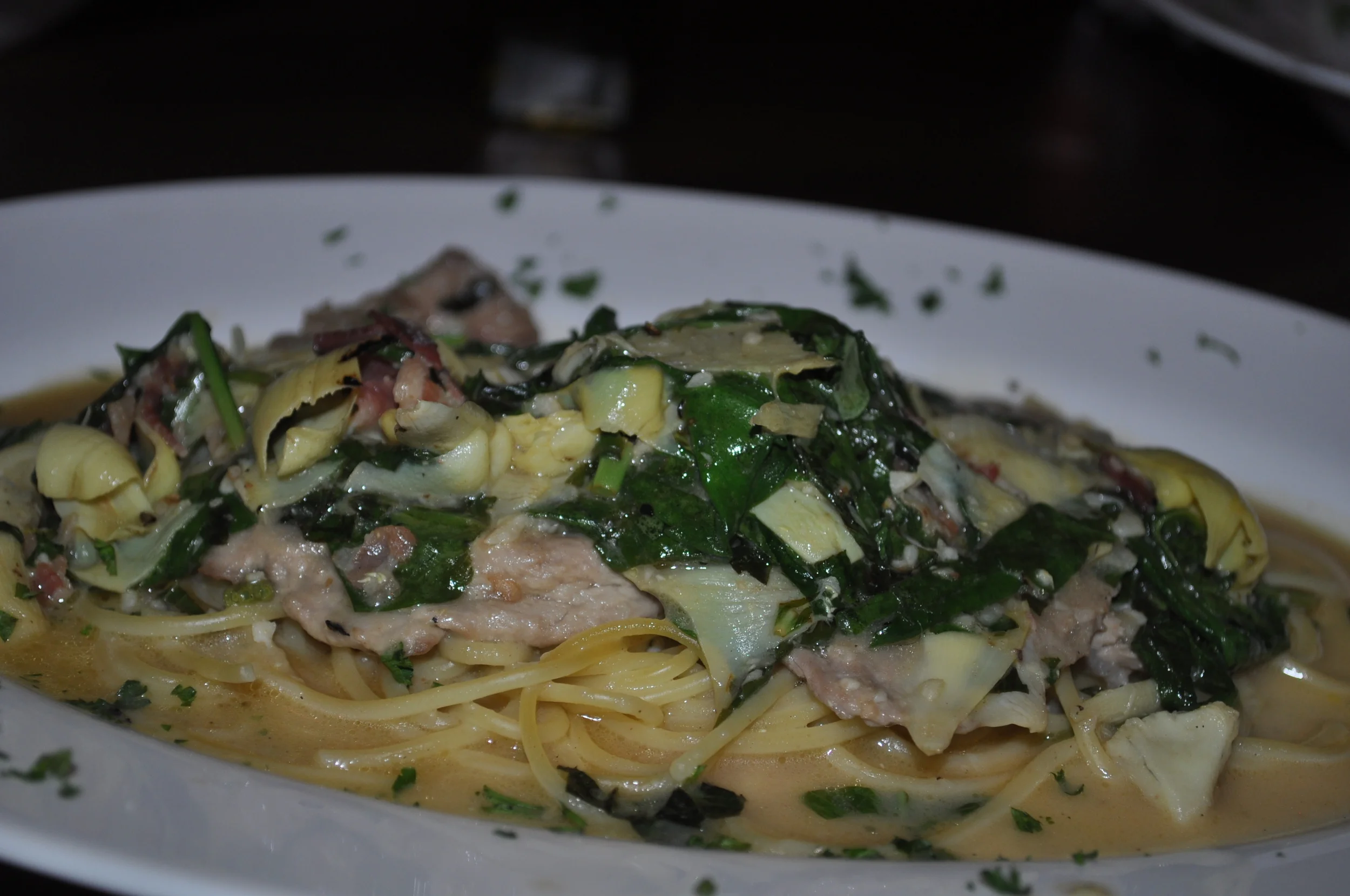  Ruvo’s thin-pounded veal scaloppini.
