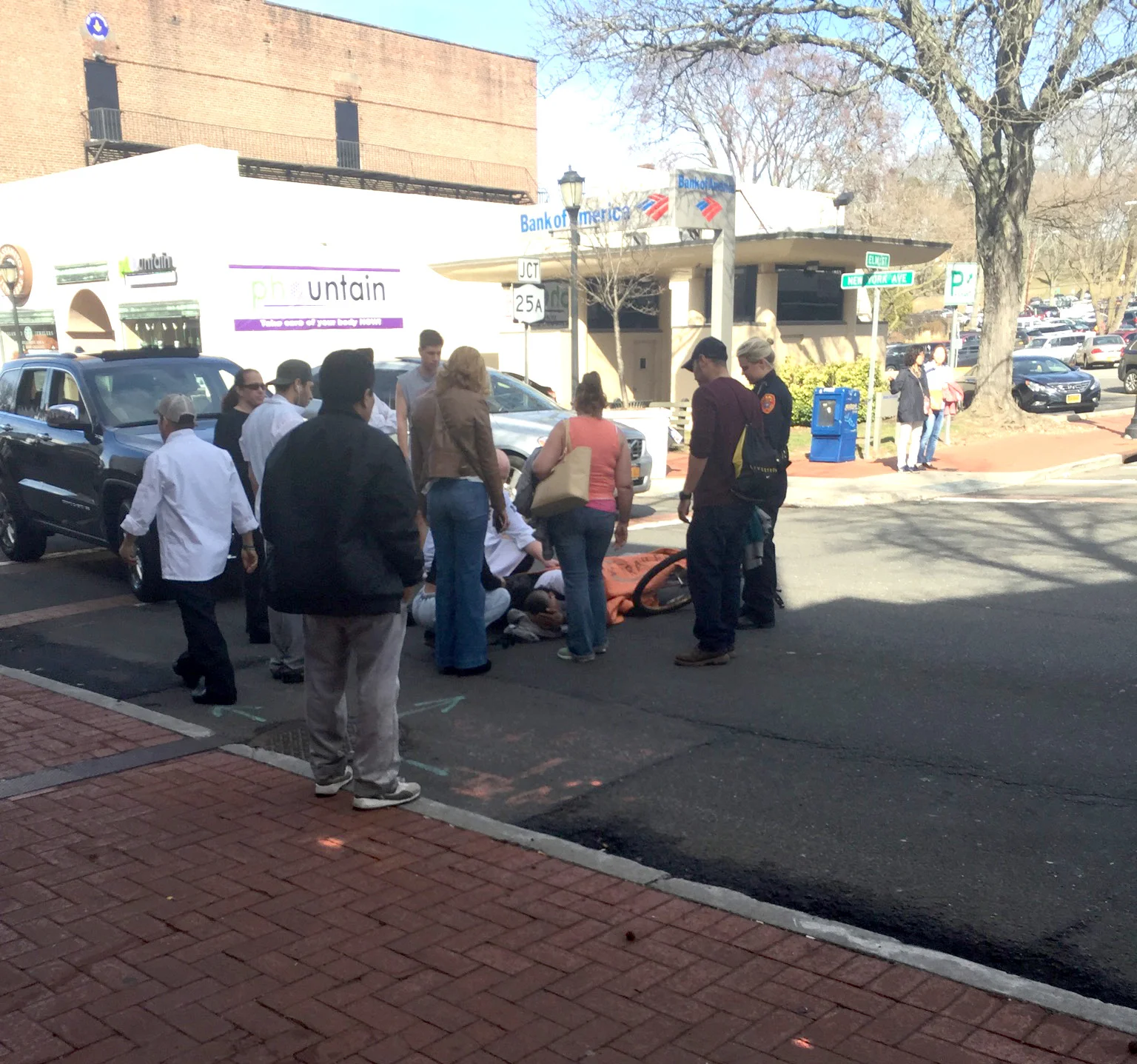 Bicyclist Struck By Vehicle In Huntington Village