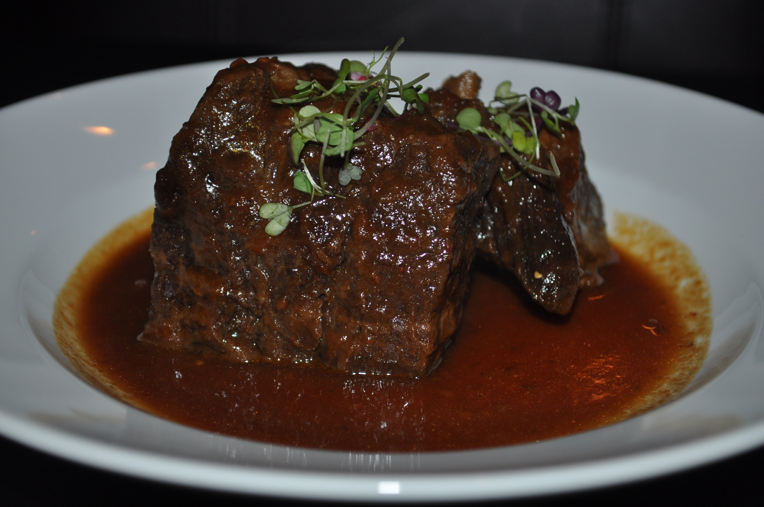 The braised miyazaki beef short ribs at 110 Japan.