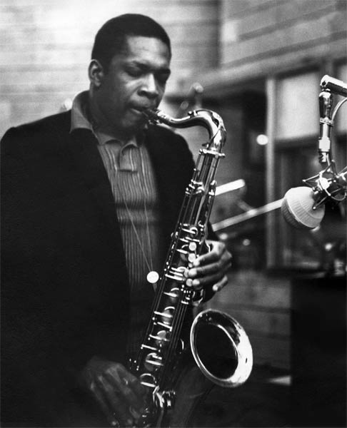 Legendary jazz musician John Coltrane, above, composed “A Love Supreme,” inset, in his Dix Hills home in 1964. Earlier this month, the song was named to the Library of Congress’ 2015 National Recording Registry.