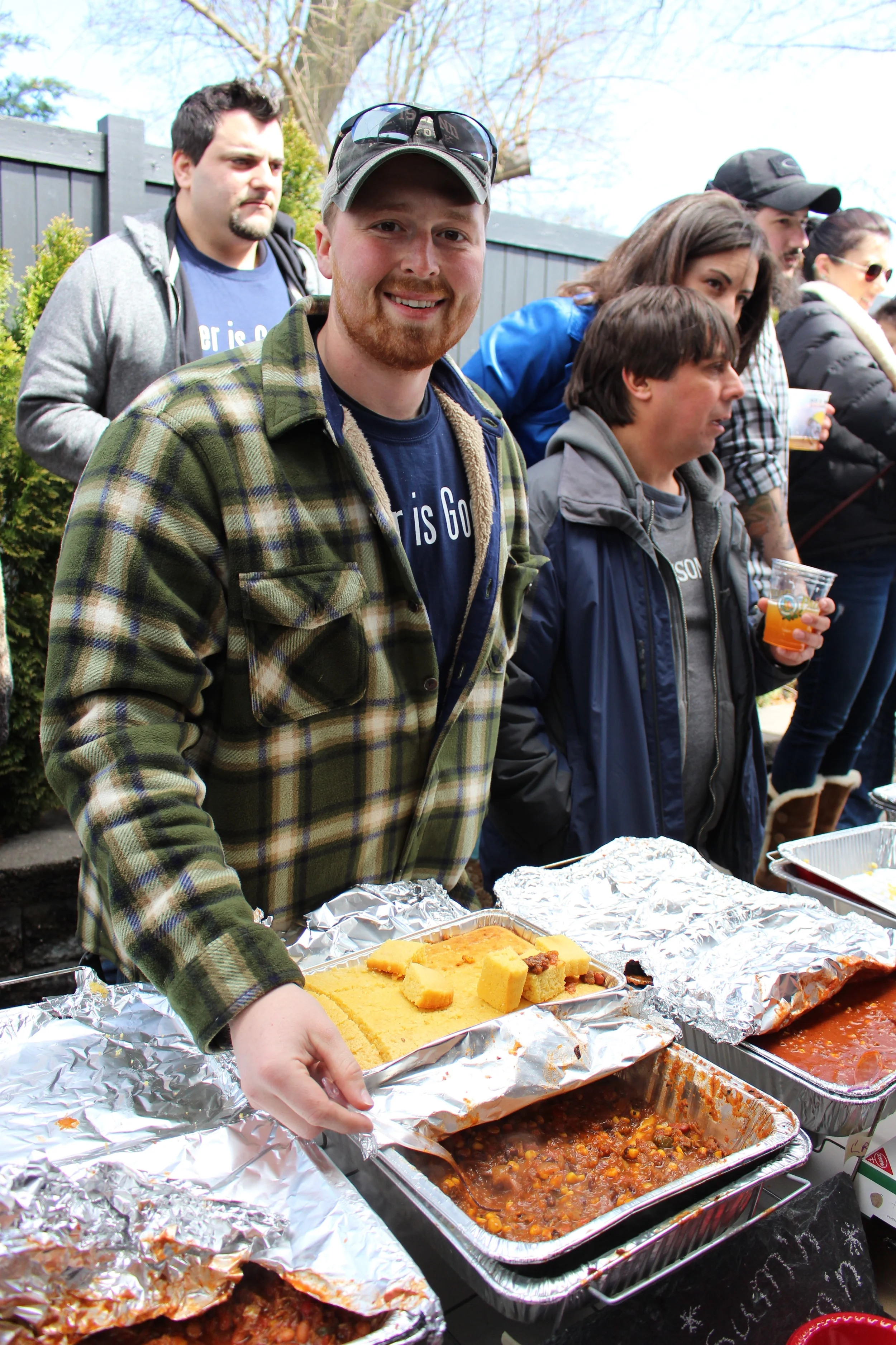 Returning chili champion Dylan Latchford, of East Northport, said that his “Lil BBQ: sum’n sum’n” includes smoked meat and a bunch of grilled vegetables.