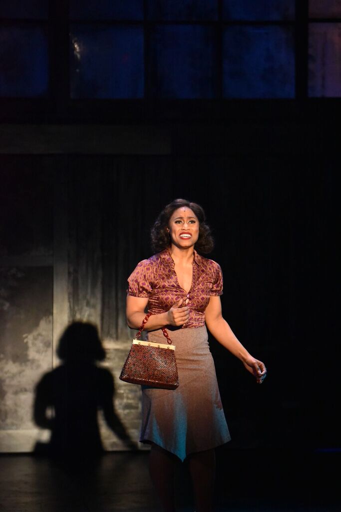 Breanna Bartley gives an emotional performance singing “Colored Woman” in the John Engeman Theater’s production of “Memphis.”